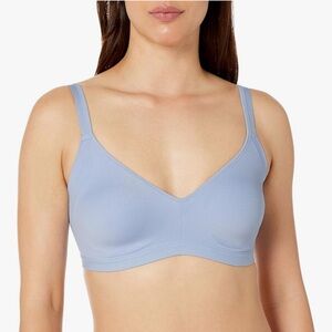 Warner's Easy Does It No Dig Wire-Free Bra
Comfort Slate Blue Adjustable Straps